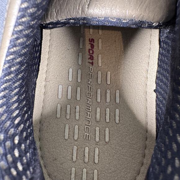 Vintage Gold Nike Air Sport Performance Shoes Womens 8 Golf Traction 314918-701 - Picture 8 of 12